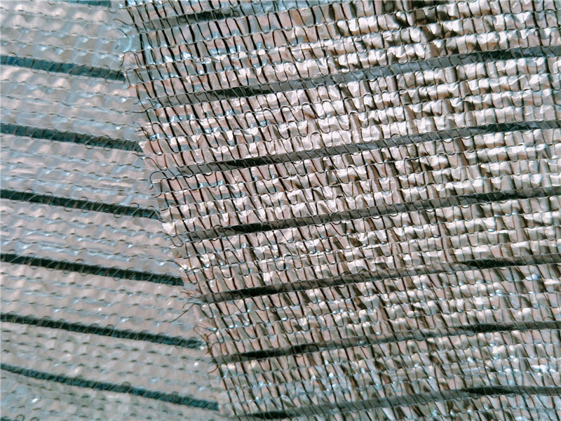 Black and White Sun Reflective Aluminum Foil Shade Net