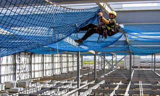 Polyester Knotless Safety Net Outdoor Climbing Net Protection Net