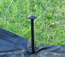 PP 12CM Black Weed Mat Anchor For Garden Or Plants