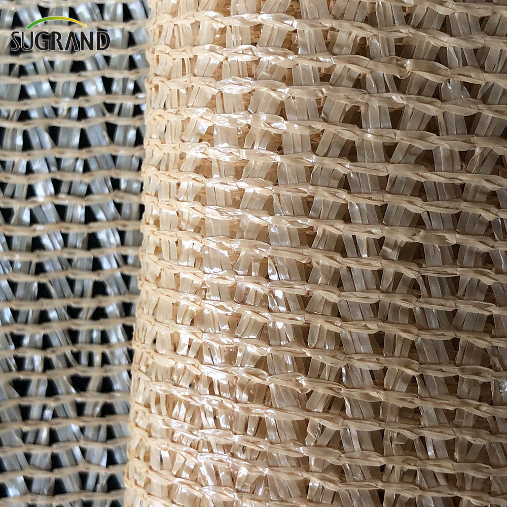 HDPE dark green/balck all tape shade net