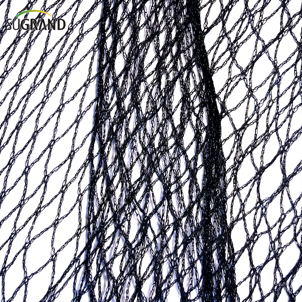 35GSM black anti-bird netting for garden